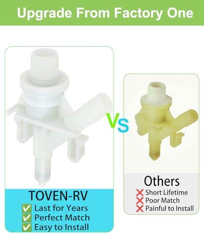 Upgraded RV Toilet Valve Replacement Kit Compatible - Image 6