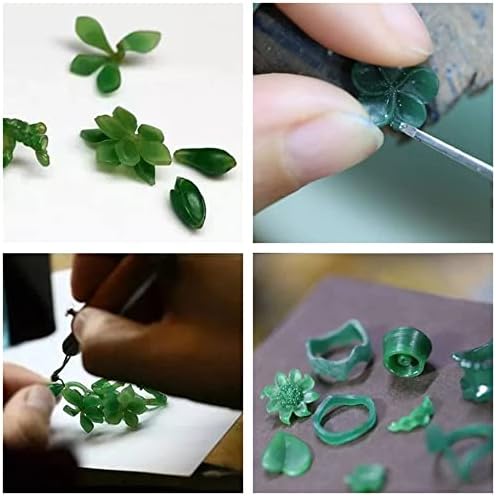 PHYHOO Green Carving Wax Tube for Ring Mold Jewelry Casting Round Hole - Image 3