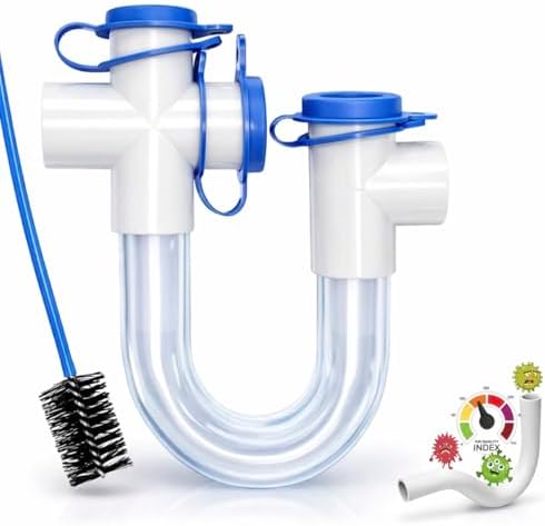 3/4 Clear PVC Condensate Trap P Trap by Unknown