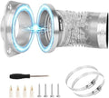 Magnetic Dryer Vent Connector Kit Dryer Vent Hose by Herigain