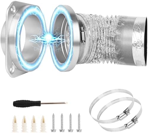 Magnetic Dryer Vent Connector Kit Dryer Vent Hose by Herigain