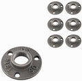 3/4" FLANGE: Industrial Threaded Black Iron Pipe Fittings; Natural by PRIMPIPEWORKS