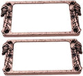Guyker Metal Flat Humbucker Cover, Pickup Mounting Ring Set by guyker