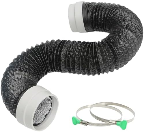 Heavy Duty 4inch Flexible Dryer Vent Exhaust Duct Hose 8 Ft by Nxpceay