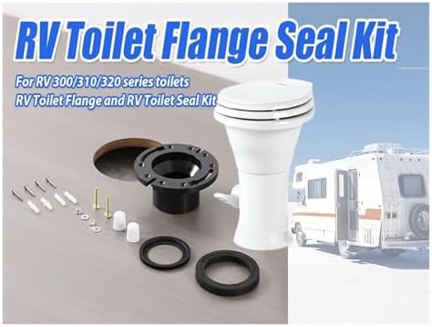 Wax Ring for Toilet RV Toilet Seal and 3’’ Socket Flange Kit, Compatible - Image 2