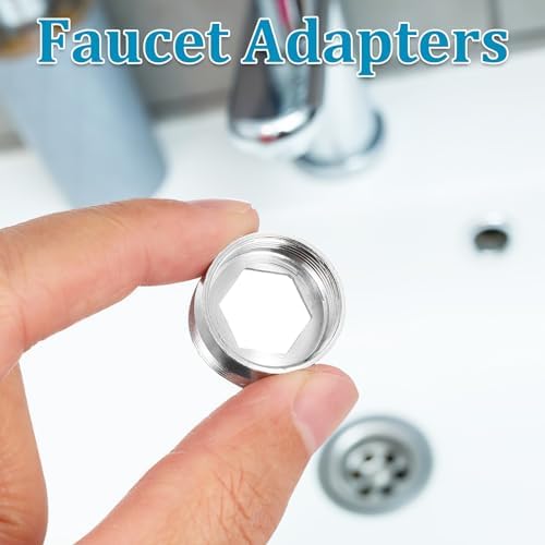SEWACC 8 pcs Faucet Adapter Kit Water Filter Faucet Adapter Kitchen to Hose - Image 6