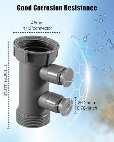 1-1/2" Dishwasher Kitchen Drain Pipe Hose Adapter Kitchen Sink Drain - Image 3
