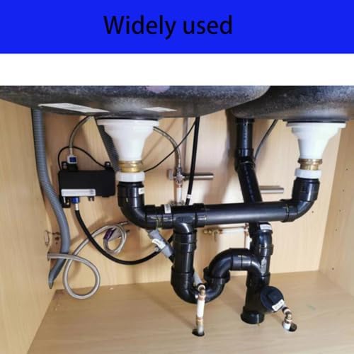 1.5" RV Sink Drain P Trap | Black ABS Adjustable Leak Proof Drain Kit - Image 4