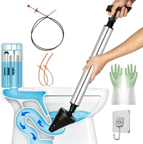Toilet Plunger & Bathroom Plunger, High Pressure Heavy Duty by JAIZAIWJ