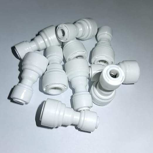 Malida 1/4inch Tube to 3/8inch Tube push fit straight quick connect - Image 4