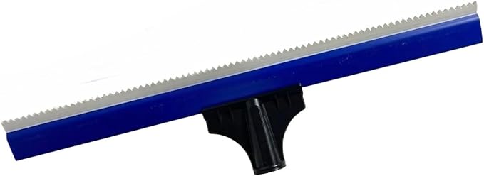 Epoxy Floor Squeegee with Notched Rubber Blade, Soft Rubber Rake by Unknown
