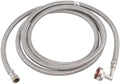 Eastman 10 foot Dishwasher Supply Line, 3/8 Inch Compression x 3/4 Inch FHT by Eastman