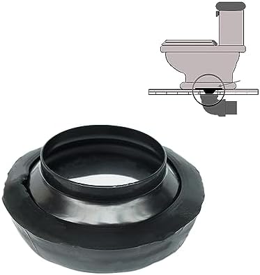 Wax Toilet Seal, Toilet Sealing Ring, Thick Toilet Bowl Soft Rubber Ring Gasket by Caoxiong