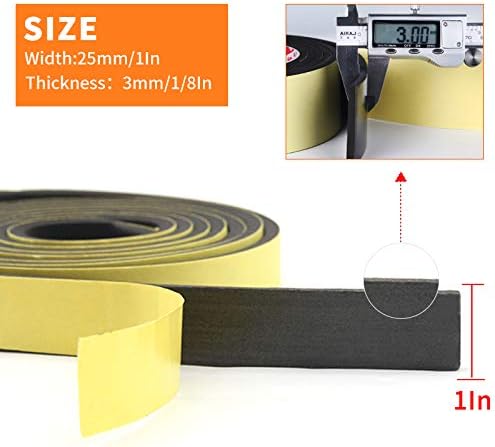 Foam Insulation Tape Adhesive High Density, Weatherstrip, Waterproof, Air - Image 2