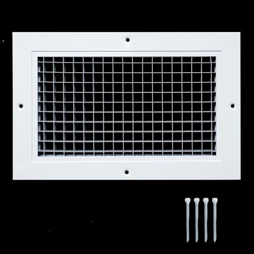 10x6 Inch Eggcrate Return Air Grille Duct Cover by DECOAIRCON