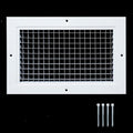 10x6 Inch Eggcrate Return Air Grille Duct Cover by DECOAIRCON