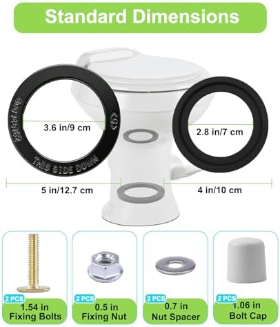 RV Toilet Seal Kit, Replacement - Image 3