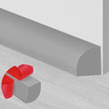 ToLanbbt Flexible Quarter Round Molding, 120 Inch Peel and Stick Rubber Trim by ToLanbbt