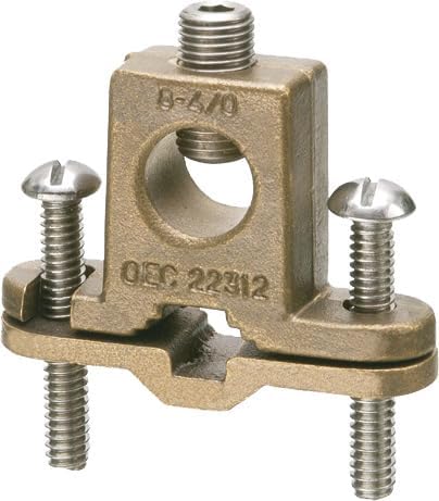 Arlington 718DB Solid Bronze Bare Wire Ground Clamp by Arlington