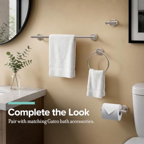 Gatco 4292 Latitude II Towel Ring | Modern Hand Towel Holder - Image 4