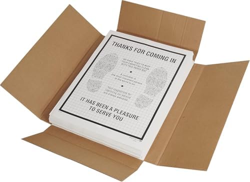 Poly-Back Floor Mats, 17 x 22 Inch Automotive Paper Floor Mats, 1000 Pack - Image 5