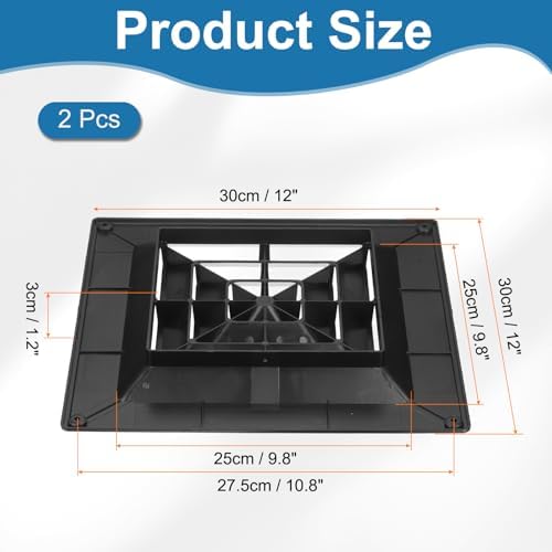 PATIKIL 12 x 12 Inch Square Vent Cover - Image 2