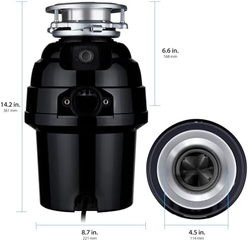 Waste Maid Garbage Disposal, Continuous Feed, 3/4 HP Deluxe - Image 4