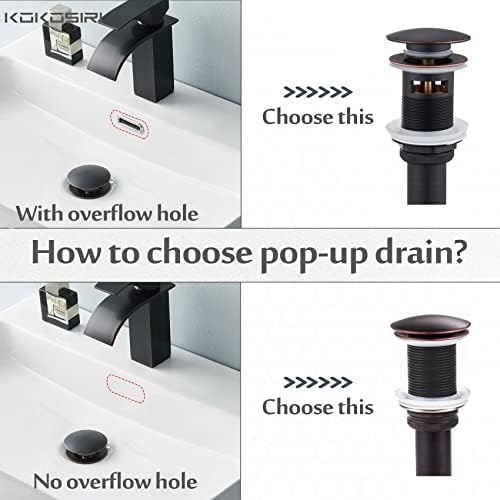 KOKOSIRI Pop Up Sink Drain - Image 4