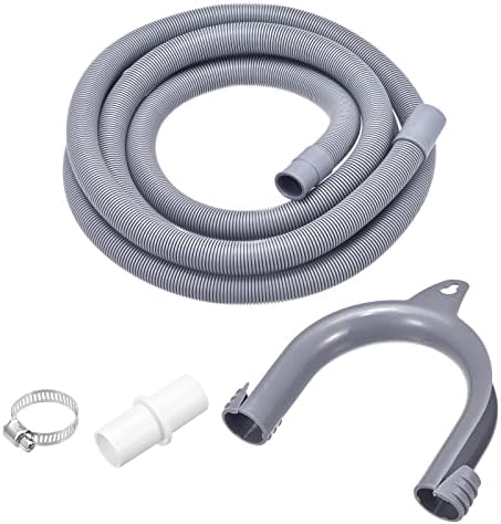 MECCANIXITY Washing Machine Drain Hose Extension Kits 9.84ft Gray by MECCANIXITY
