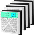 4Pack Upgraded 14''x14''x3'' MERV 13 Air Filter Pleated Whole House by MDDJJRY