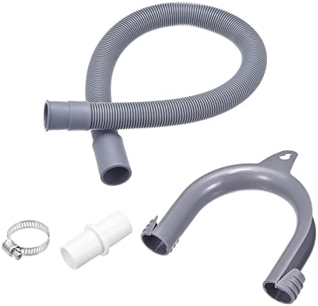 MECCANIXITY Washing Machine Drain Hose Extension Kits 1.97ft Gray by MECCANIXITY