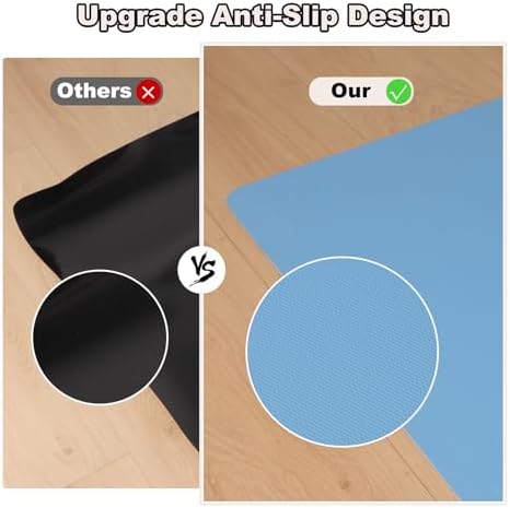 6.5'x10' Wood Grain Vinyl Floor Mat Non-Slip, Easy Clean Vinyl Rug - Image 5