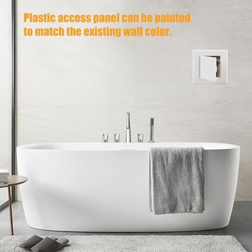 6x6 inch Plastic Access Panel for Drywall Ceiling Reinforced Plumbing Wall - Image 5