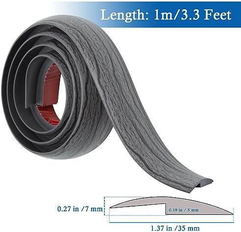 FONUNO Carpet Transition Strip Self Adhesive Floor Transition Strip - Image 2