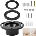 RV Toilet Seal and 3" Socket Floor Flange Kit by UHEGDRR
