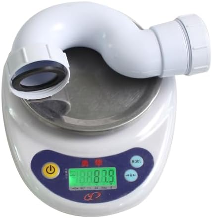 PP Material Bathtub Elbow Drain Pipe, P Trap Deodorant Sink Drain Hard Tube - Image 4