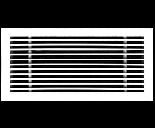HVAC Premium 20"W X 4"H Linear Aluminum Clip-On Bar Return Air Grille by HVACPremium