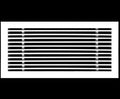 HVAC Premium 20"W X 8"H Linear Aluminum Clip-On Bar Return Air Grille by HVACPremium