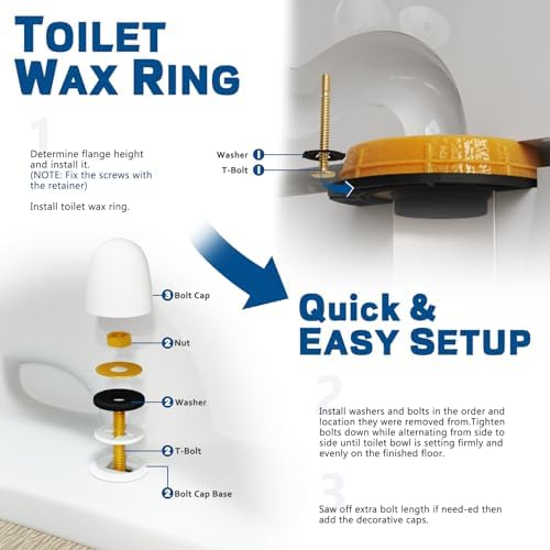 NEEXAN Extra Thick Toilet Wax Ring Kit - Image 3