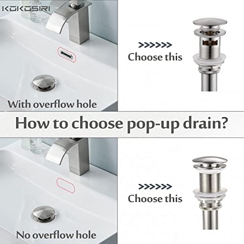 KOKOSIRI Pop Up Sink Drain - Image 3