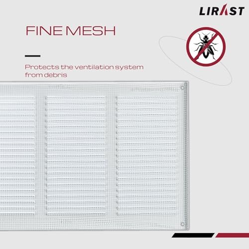 10x6 Vent Cover with Built-in Screen - Image 3