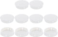 uxcell 10Pcs Plastic Hole Plugs, 45mm Flush Type Panel Plugs, Round Snap by uxcell