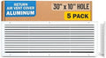 Fits 30x10 Hole | Aluminum Return Air Grille by Handua | Vent Cover Grill by Handua