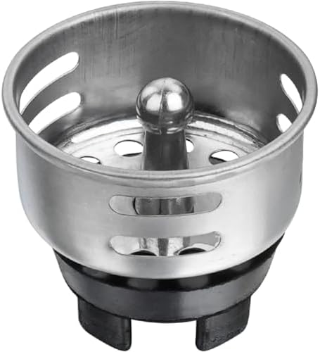 Small Basket Strainer for 2-inch Sink Drain, Bar/rv Sink Strainer by Sepaitek