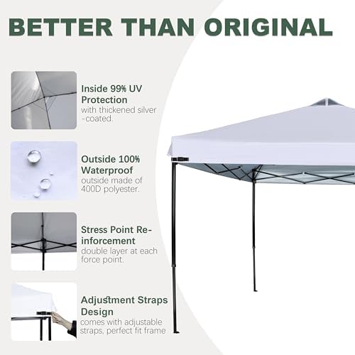 10x10 Canopy Replacement Top - Image 3