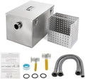 BEAMNOVA Commercial Grease Trap, Stainless Steel, Side Inlet by BEAMNOVA