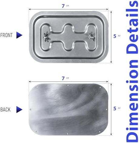 6" Lx4 W Nylthqelz Grease Duct Access Door - Image 3
