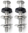 THU833-A Stainless Steel Toilet Tank Bolts & Rubber Gaskets Kit by Unknown