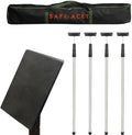 4 Pack Stainless Steel Zipper Walls Poles Kit, 10FT Retractable Efficient by SAFEACETFlagship