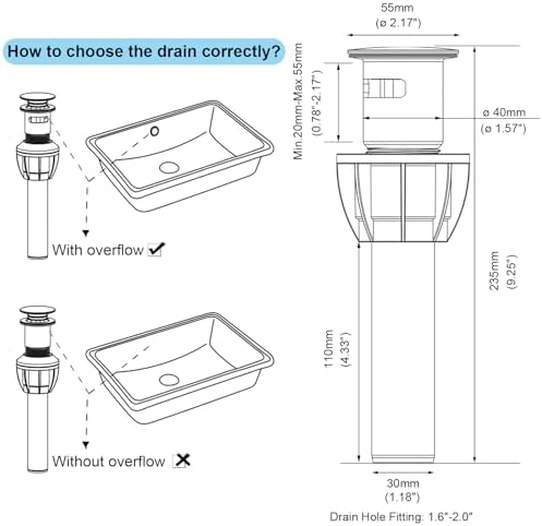 Bathroom Sink Drain, Pop Up Drain Stopper - Image 6